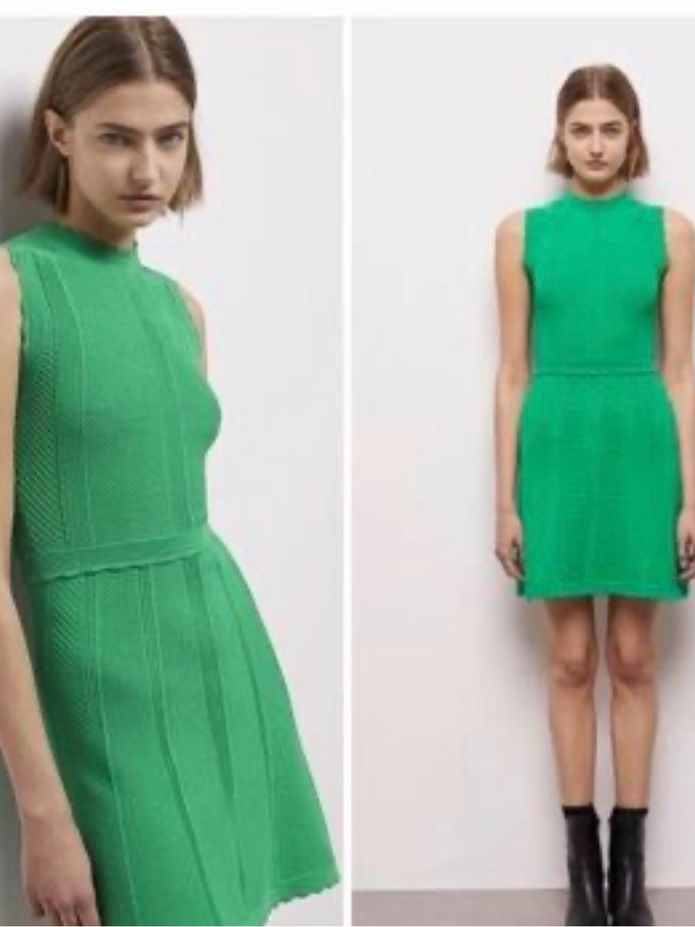 The Kooples Romantic Mixed Mini Dress- Size S/P